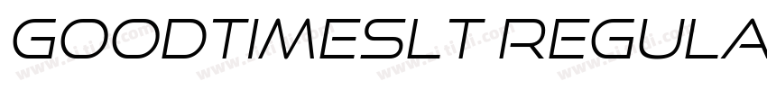 GoodTimesLt Regular字体转换